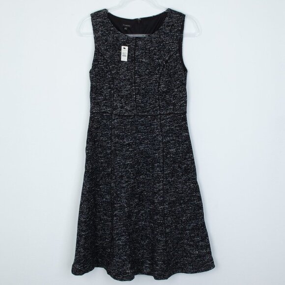 Talbots Sleeveless Fit & Flare Tweed Dress Size 4 NWT - Picture 1 of 7